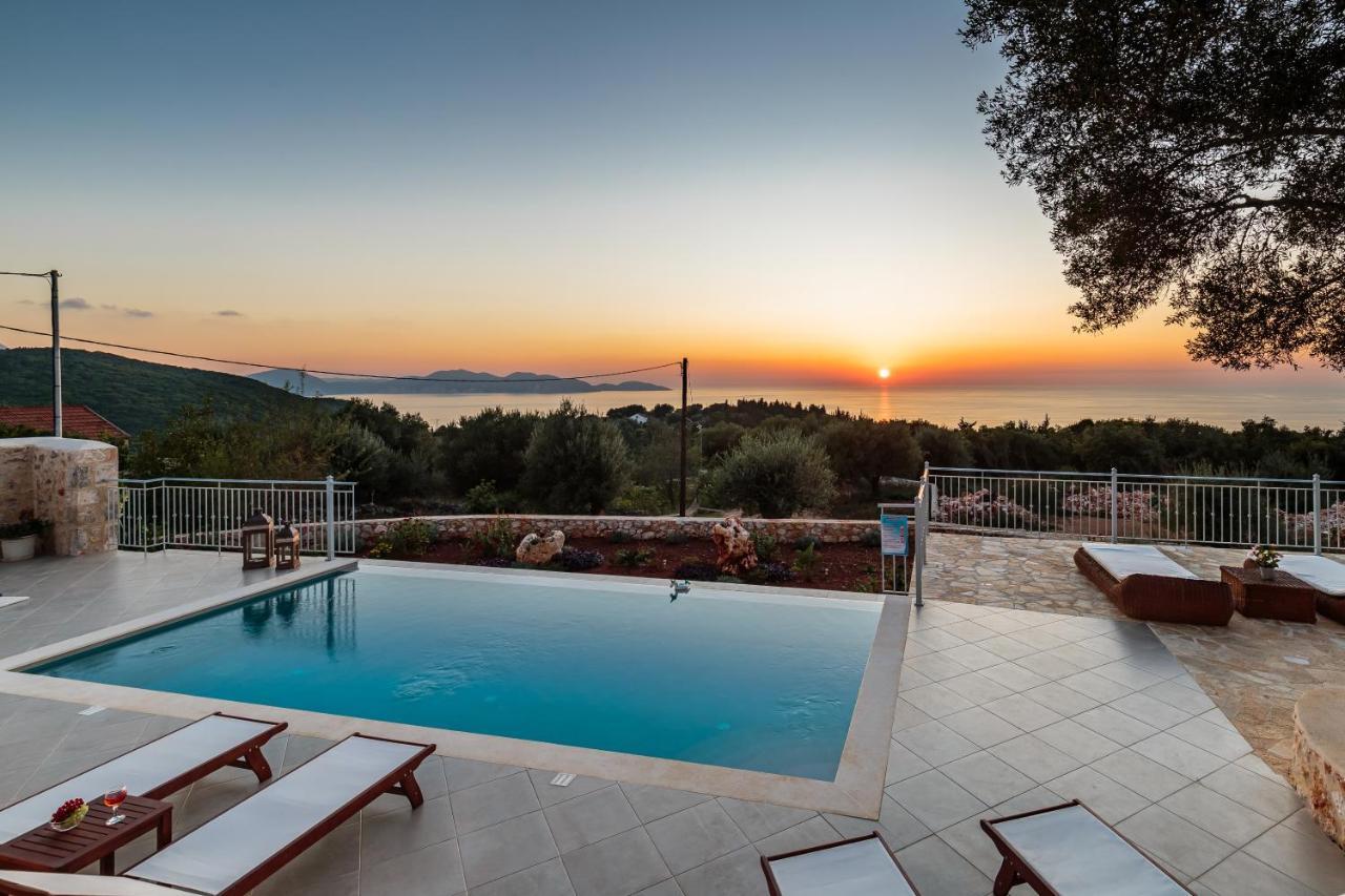 Fiscardo Luxury Stone Villa Alex ,With Sunset View! Fiskardo Exterior foto